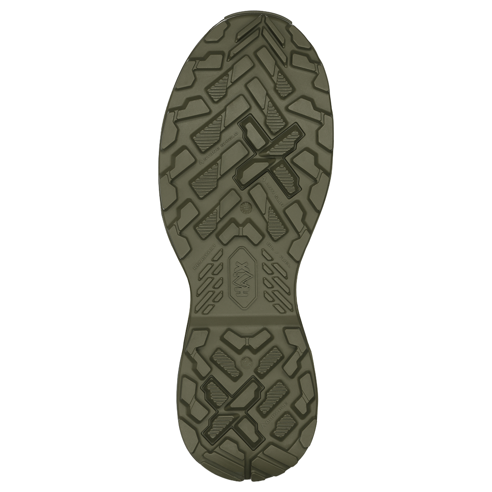 gummisohle, schuhsohle, outdoor, taktile profile, militärgrün