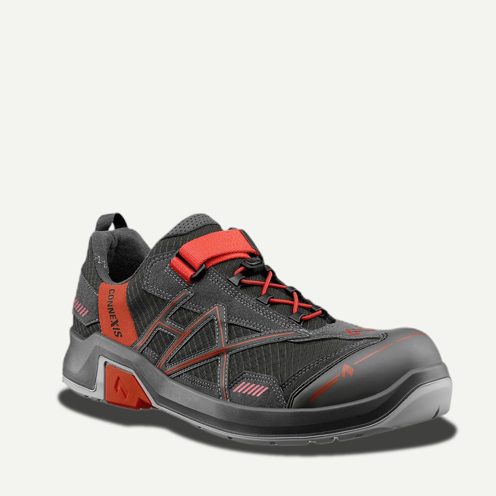 HAIX CONNEXIS Safety T S1 low/grey-red