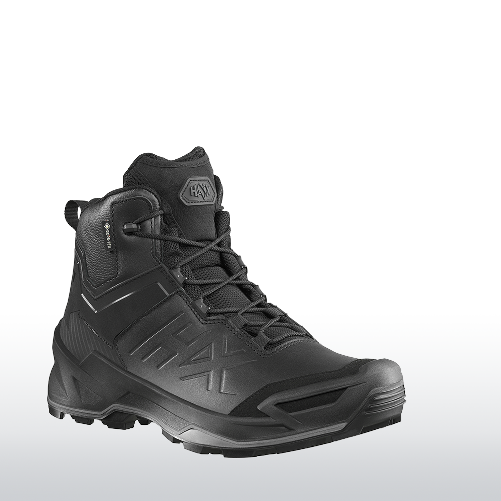 Stiefel, Outdoor, Wanderstiefel, Schuh schwarz, Schuh