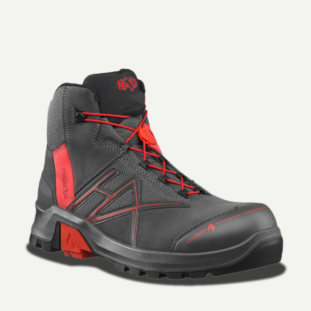 HAIX CONNEXIS Safety+ GTX mid/grey-red