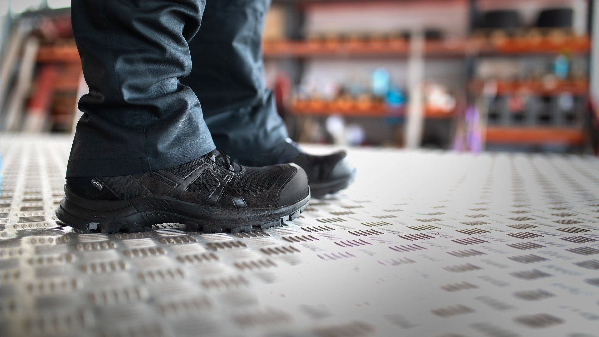 EASY  40ハイ ブラック HAIX Black Eagle Safety 40 mid/black-black,