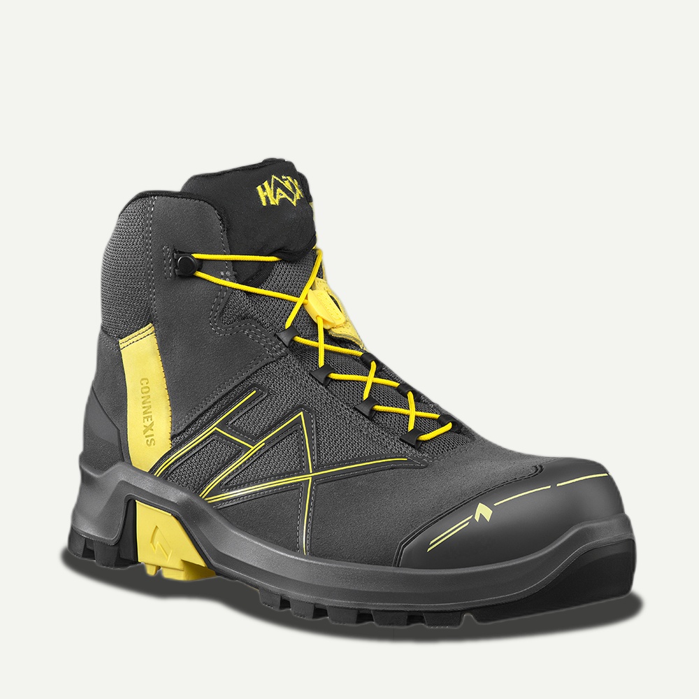 HAIX CONNEXIS Safety+ GTX mid/grey-yellow