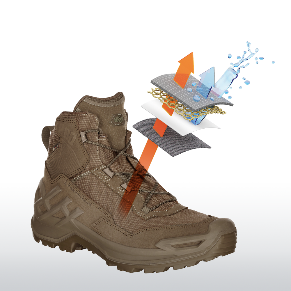 Hiking Schuh, Braune Stiefel, Knöchelhoher Schuh, Gummisohle, Wasserdichte Schicht