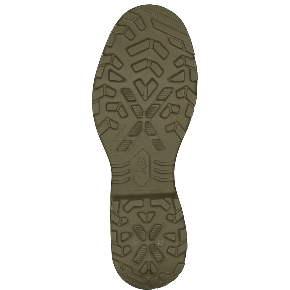 Gummisohle, Stiefelsohle, Trail-Sohle, Militärgrün, Anti-Rutsch