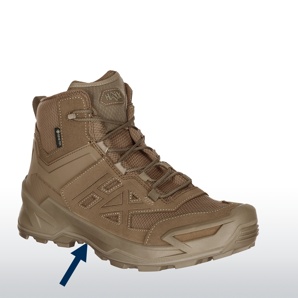 Hiking Boot, Mid-cut Boot, Gore-Tex, Braun, Lug-Sohle